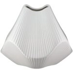 Βάζο Κεραμικό Λευκό 22X22X19Cm 22X22X19Cm