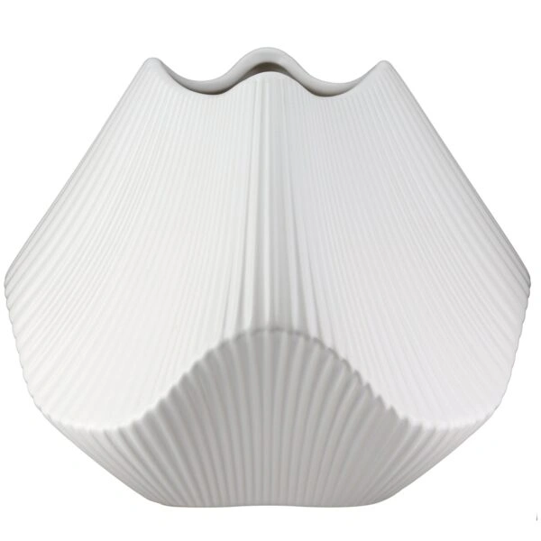 Βάζο Κεραμικό Λευκό 22X22X19Cm 22X22X19Cm