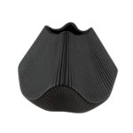 Βάζο Κεραμικό Μαύρο 22X22X19Cm 22X22X19Cm