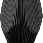 Βάζο Κεραμικό Μαύρο 15X15X30Cm 15X15X30Cm