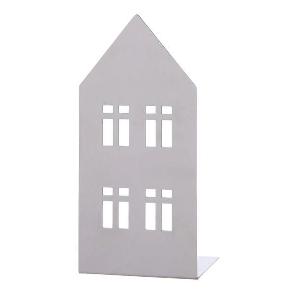 Ρεσώ Θήκη Σπίτι "Casita" Ατσάλι Ασημένιο PU 4 11.5x8x25cm