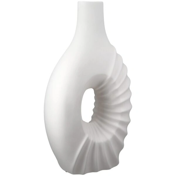 Βάζο Κεραμικό Λευκό 24X12X45Cm 24X12X45Cm