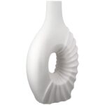Βάζο Κεραμικό Λευκό 24X12X45Cm 24X12X45Cm