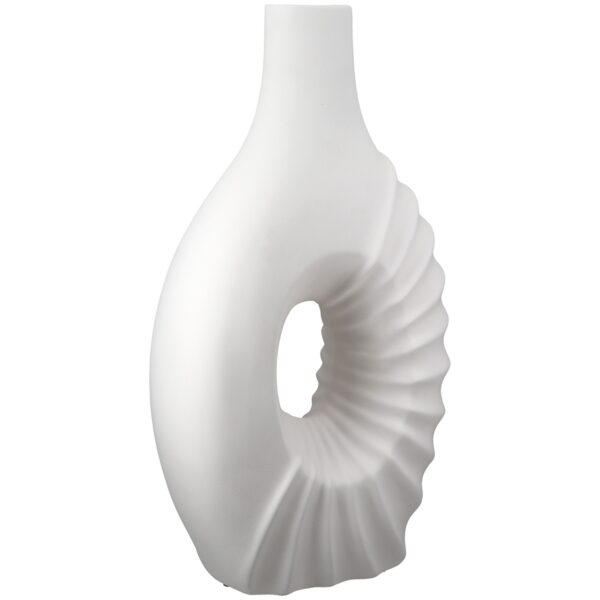 Βάζο Κεραμικό Λευκό 24X12X45Cm 24X12X45Cm