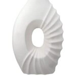 Βάζο Κεραμικό Λευκό 24X12X45Cm 24X12X45Cm