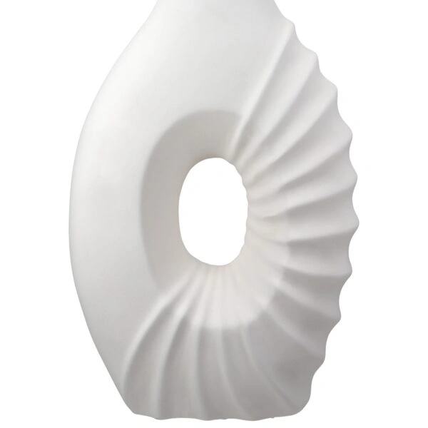 Βάζο Κεραμικό Λευκό 24X12X45Cm 24X12X45Cm