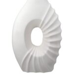 Βάζο Κεραμικό Λευκό 24X12X45Cm 24X12X45Cm