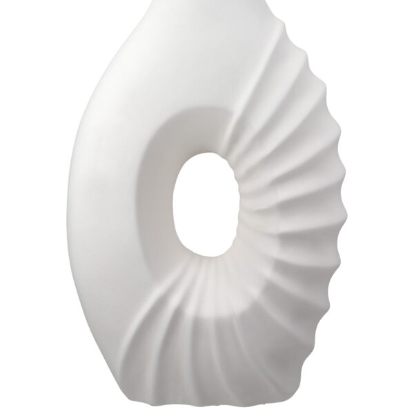 Βάζο Κεραμικό Λευκό 24X12X45Cm 24X12X45Cm