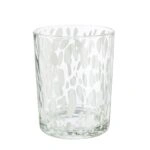 Φανάρι Κυλινδρικό Γυάλινο Διαφανές Λευκό D10X13Cm D10X13Cm