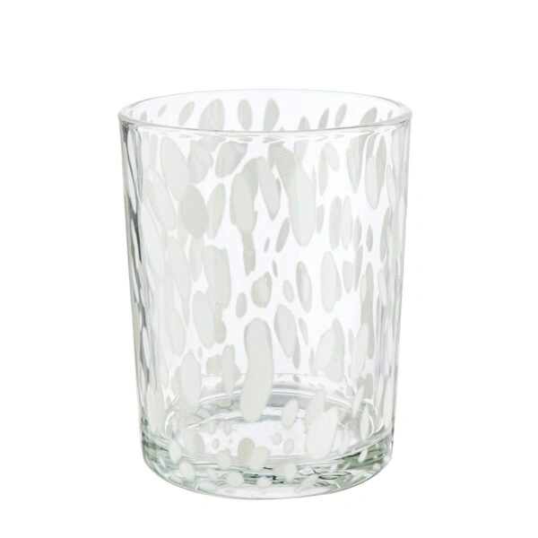 Φανάρι Κυλινδρικό Γυάλινο Διαφανές Λευκό D10X13Cm D10X13Cm