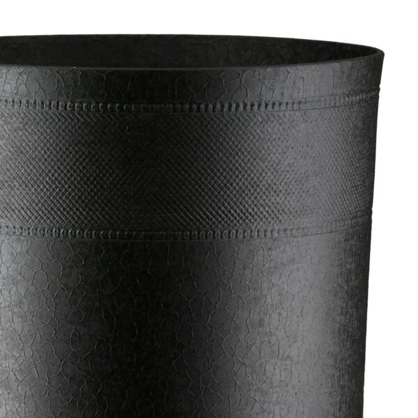 Ζαρντινιέρα Κυλινδρικό Αλουμίνιο Μαύρο D22X34Cm D22X34Cm