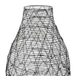 Βάζο Βολβώδες Μεταλλικό Μαύρο D22X33Cm D22X33Cm