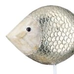 Stand Relief Fish Mango Wood Φυσικά Χρώματα 29X9X34Cm 29X9X34Cm