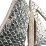 Διακοσμητικό Αντικείμενο Βάρκα Ξύλο Mango Φυσικά Χρώματα 25X3X20Cm 25X3X20Cm