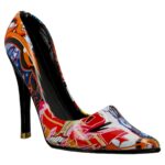 Μπουκαλοθήκη παπουτσιών Graffiti Συνθετική Ρητίνη Πολύχρωμη 23X9X19Cm 23X9X19Cm