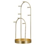 Σταντ κοσμήματος Μεταλλικό Χρυσό Χρώμα 13X13X31Cm 13X13X31Cm
