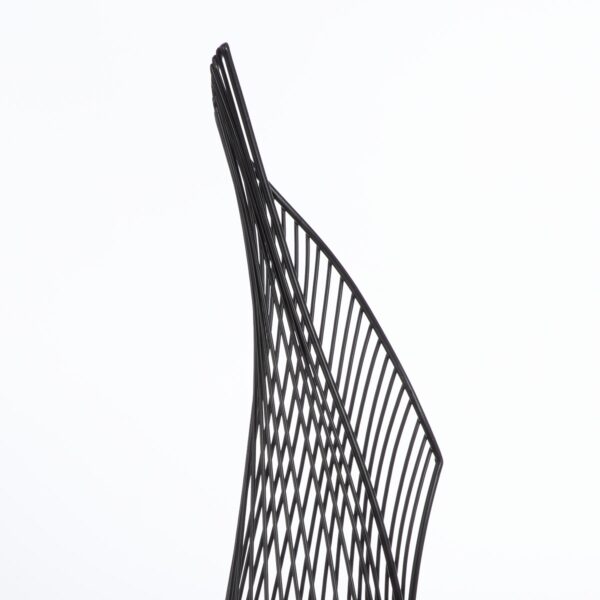 Διακοσμητικό Αντικείμενο Μεταλλικό Μαύρο 14X13X57Cm 14X13X57Cm