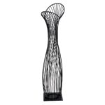 Διακοσμητικό Αντικείμενο Μεταλλικό Μαύρο 17X13X63Cm 17X13X63Cm