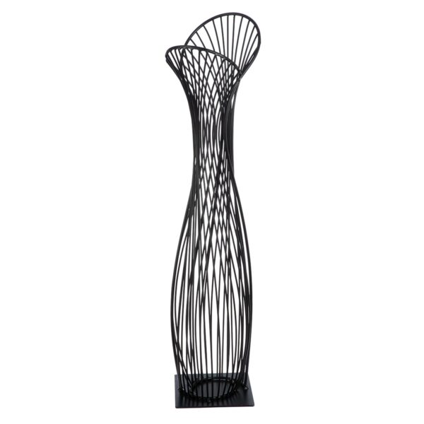 Διακοσμητικό Αντικείμενο Μεταλλικό Μαύρο 17X13X63Cm 17X13X63Cm