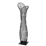 Διακοσμητικό Αντικείμενο Μεταλλικό Μαύρο 17X13X63Cm 17X13X63Cm