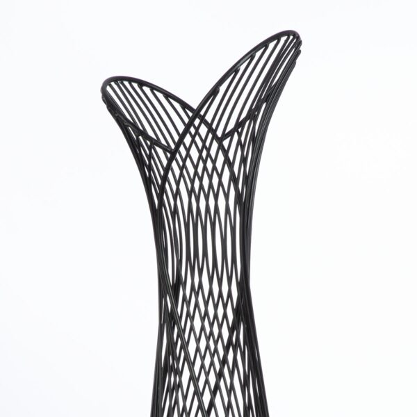 Διακοσμητικό Αντικείμενο Μεταλλικό Μαύρο 17X13X63Cm 17X13X63Cm