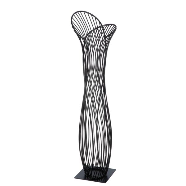 Διακοσμητικό Αντικείμενο Μεταλλικό Μαύρο 17X13X63Cm 17X13X63Cm