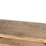 Artekko Attari Ξύλινο Έπιπλο Τηλεόρασης σε Λευκή Πατίνα (100x44x56)cm