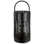 Φανάρι Κυλινδρικό Μεταλλικό Μαύρο D15X39Cm D15X39Cm