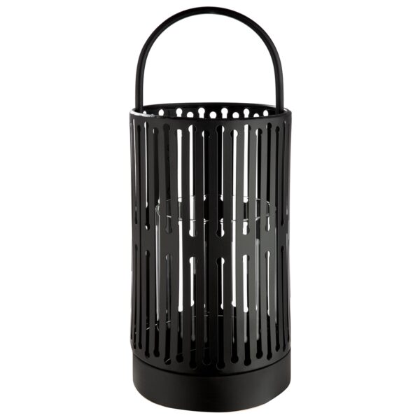 Φανάρι Κυλινδρικό Μεταλλικό Μαύρο D15X39Cm D15X39Cm