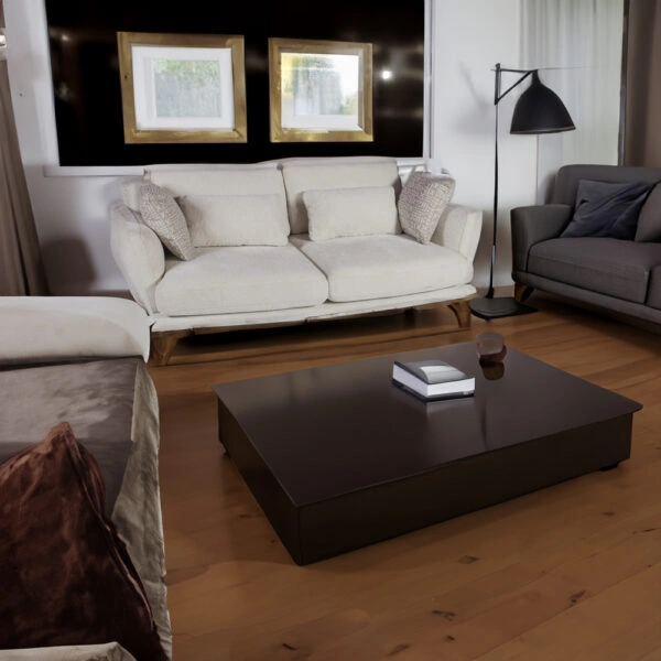 Artekko Ropera Εκρού Διθέσιος Καναπές με Μπουκλέ Ύφασμα (190x90x70)cm