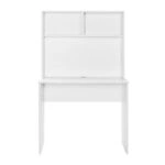 Γραφείο εργασίας Trendline Megapap χρώμα λευκό 90x52x148εκ.