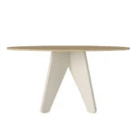 Τραπέζι Rebel Megapap χρώμα rota oak - sandstone 150x90x75εκ.