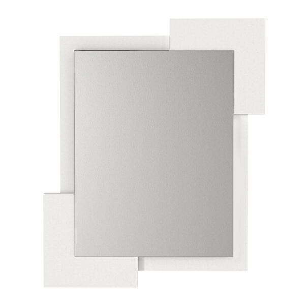 Καθρέπτης τοίχου Selinos Μegapap χρώμα λευκό 65x2,2x85εκ.