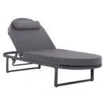 ΕΠΑΓΓΕΛΜATIKH ΞΑΠΛΩΣΤΡΑ MALLOW HM10715.03 ΣΚΟΥΡΟ ΓΚΡΙ ΑΛΟΥΜΙΝΙΟ & ΜΑΞΙΛΑΡΙ 198x71x103Υεκ