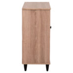 ΠΑΠΟΥΤΣΟΘΗΚΗ ΞΥΛΙΝΗ MCKENNA HM2266.02 ΣΕ ΧΡΩΜΑ SONAMA-ΜΑΥΡΟ 76,5x30x68,5Υεκ.