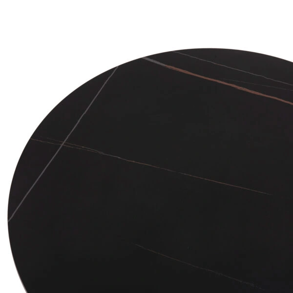 ΣΕΤ 2ΤΜΧ ΤΡΑΠΕΖΙΑ ΣΑΛΟΝΙΟΥ DUNCAN HM21081 MDF ΚΑΙ ΚΕΡΑΜΙΚΟ TOP Φ80εκ & Φ45εκ