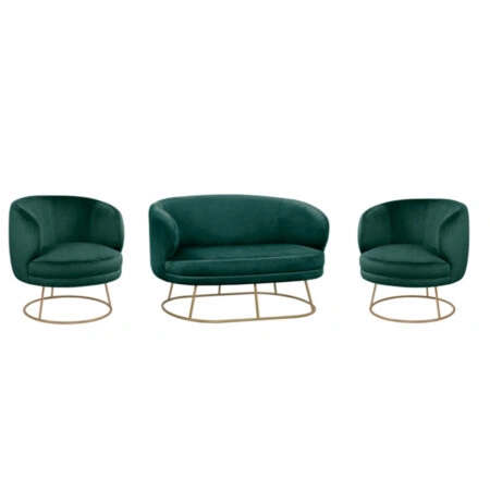 ΣΕΤ ΣΑΛΟΝΙ 3ΤΜΧ ARIEN HM11051.03 ΚΥΠΑΡΙΣΣΙ ΒΕΛΟΥΔΟ-ΧΡΥΣΗ ΒΑΣΗ