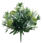 MΠΟΥΚΕΤΟ ΠΡΑΣΙΝΟ ΦΤΕΡΗΣ/ΠΑΧΥΦΥΤΩΝ ΜΕ ΚΙΤΡΙΝΑ ΜΠΟΥΜΠΟΥΚΑΚΙΑ - Υ50cm 24/72ΚΙΒ