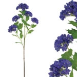 ΚΛΑΔΙ ΟΡΤΑΝΣΙΑ REAL TOUCH ΜΩΒ ΜΕ 5 ΚΛΑΔΙΑ ~ 5 ΛΟΥΛΟΥΔΙΑ - Υ72cm 12/120ΚΙΒ