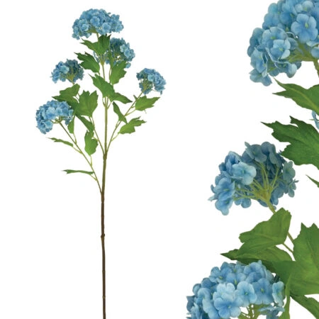 ΚΛΑΔΙ ΟΡΤΑΝΣΙΑ REAL TOUCH ΓΑΛΑΖΙΟ ΜΕ 5 ΚΛΑΔΙΑ ~ 5 ΛΟΥΛΟΥΔΙΑ - Υ72cm 12/120ΚΙΒ