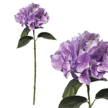 ΚΛΑΔΙ ΟΡΤΑΝΣΙΑ REAL TOUCH ΛΙΛΑ ΜΕ 12 ΚΛΑΔΙΑ - Υ65cm 12/120ΚΙΒ