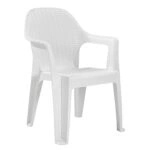 Καρέκλα Κήπου  ORG Λευκό Πλαστικό 60x50x80xcm
