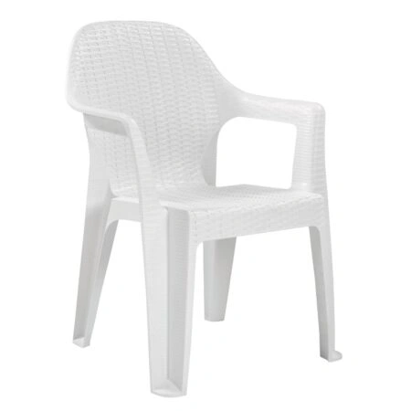 Καρέκλα Κήπου  ORG Λευκό Πλαστικό 60x50x80xcm