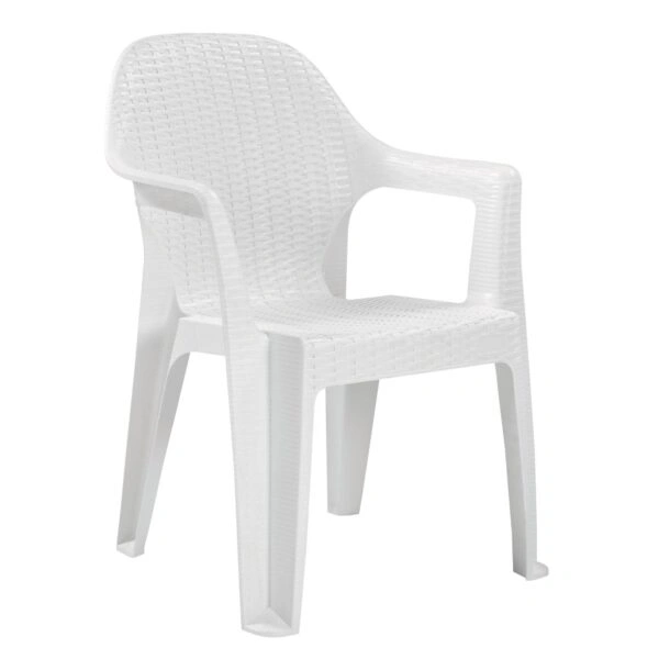 Καρέκλα Κήπου  ORG Λευκό Πλαστικό 60x50x80xcm