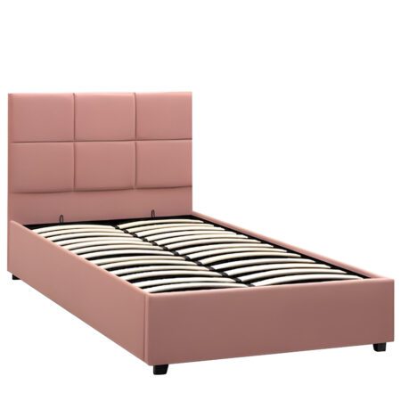 Κρεβάτι Μονό  CLOUDREST Σάπιο Μήλο Ύφασμα 213x130x109.5cm (Στρώμα 120x200cm)