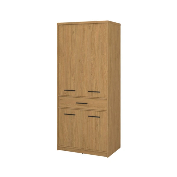 Ντουλάπα Δίφυλλη Pavi Βελανιδιά 84.3x55.1x197.2cm