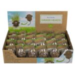 Πρόσωπο Γρασίδας Σε Πλαστικό Αβγό 8cm