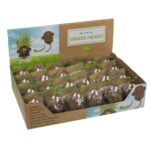 Πρόσωπο Γρασίδας Σε Πλαστικό Αβγό 8cm