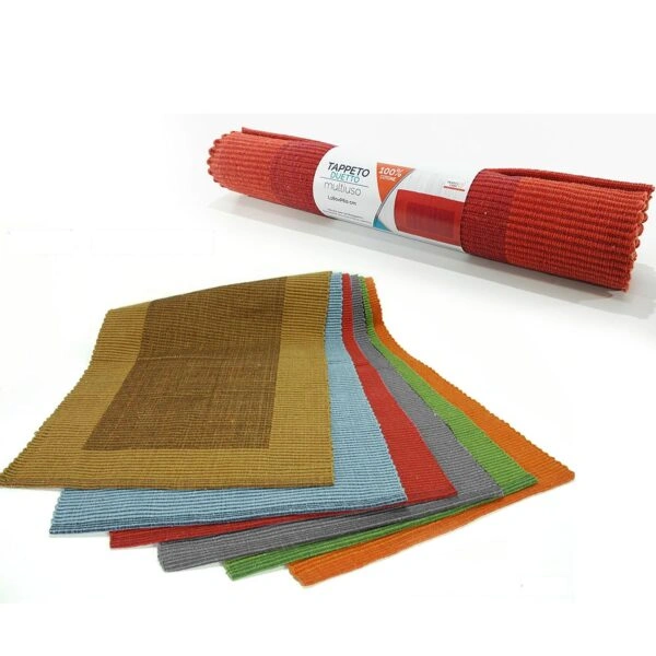 Χαλί Κουζίνας  60x180cm 100% Βαμβάκι Σε 6 Χρώματα