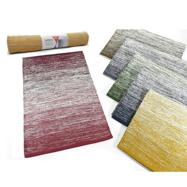 Χαλί Κουζίνας Πολύχρωμο Βαμβάκι 60x240cm Σε 6 Χρώματα